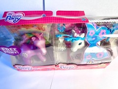 2004 G3 My Little Pony Wing Wishes w/Blossomforth & Spring Fever Toys R Us NIB