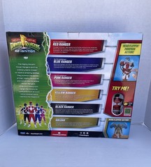 Goldar with Red Blue Pink Yellow & Black Rangers Action Figure 6-Pack