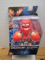 Sonic the Hedgehog 3 Movie Fire Fist Knuckles Figure In Stock Jakks Pacific 2025