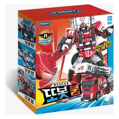 TOBOT Boom Fire Truck 3 Step Transforming Robot Toy Korea Official Authentic New