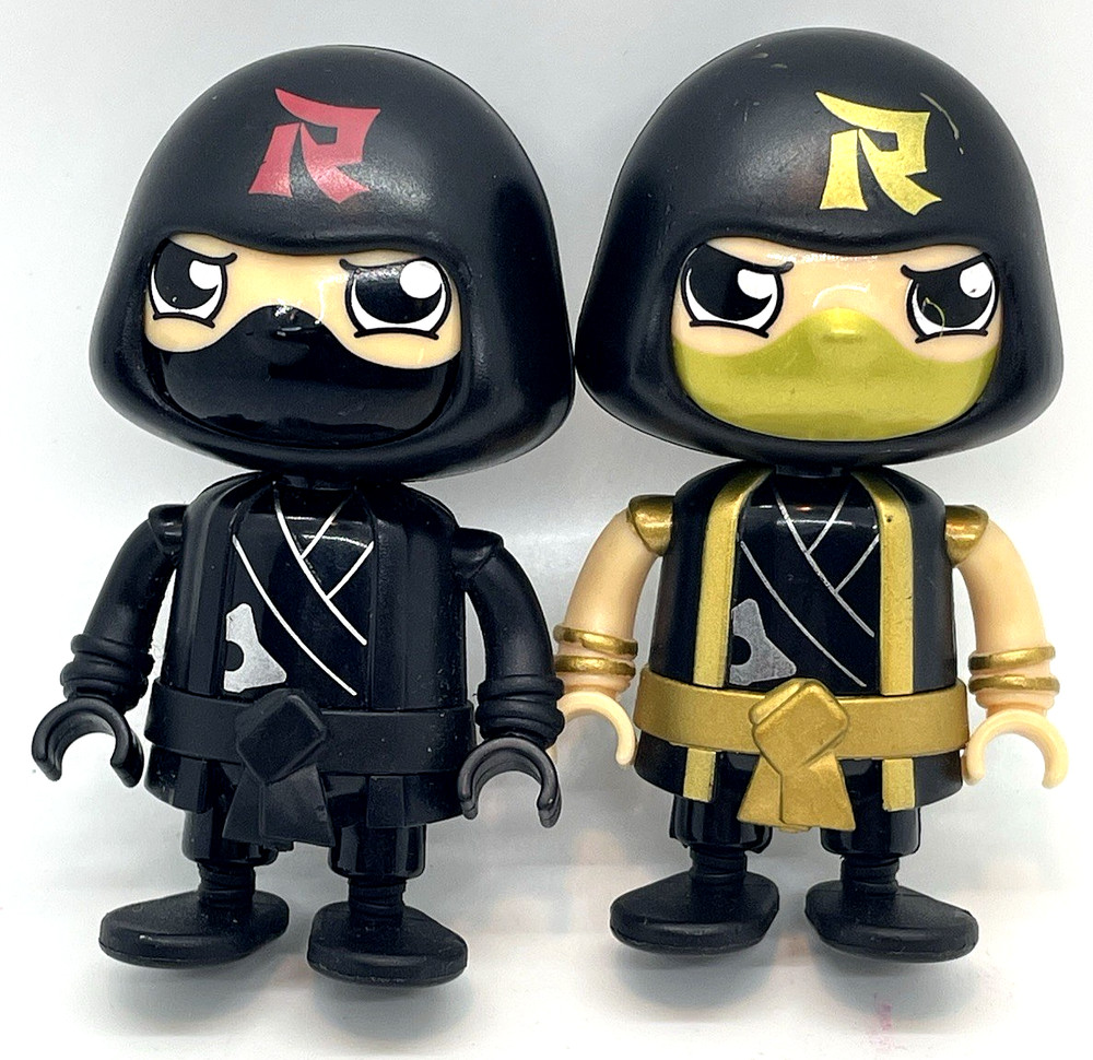 Ryan’s World Ninja Black & Gold Outfit Ninja Series 3 Mystery Figure 3” Lot 2