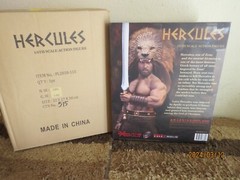 Hercules 1/6 Scale Figure BY TBLEAGUE , EXECUTIVE REPLICAS lion head dress boxed