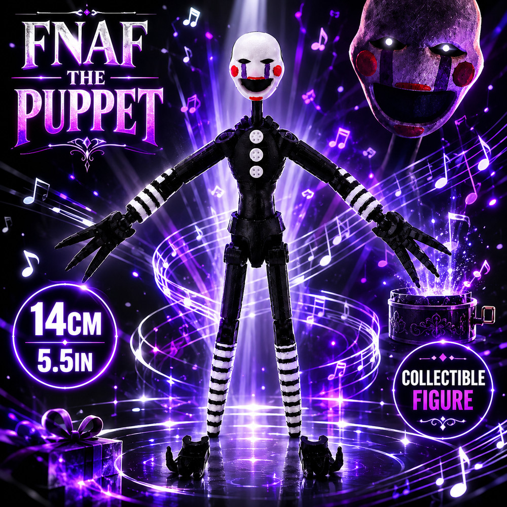 FNAF The Puppet 3D Printed Action Figure 14CM/ 5.5IN Collectible Toy Gift