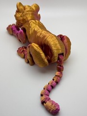 3d printed Tiger Bengal Tiger White Tiger flexible fidget toys WITH BONUS