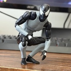 1/12 unpainted in grey Ct toys/ mafex symbiote spider man body parts kit