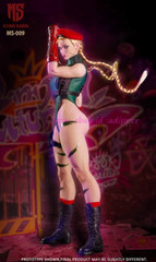 Perfect Star Man Ms-009 1/6 Cammy Female Agent Bee Action Figure Model