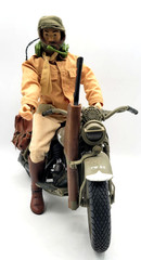 Hasbro GI Joe WW2 Harley Motorcycle And Courier With Accessories