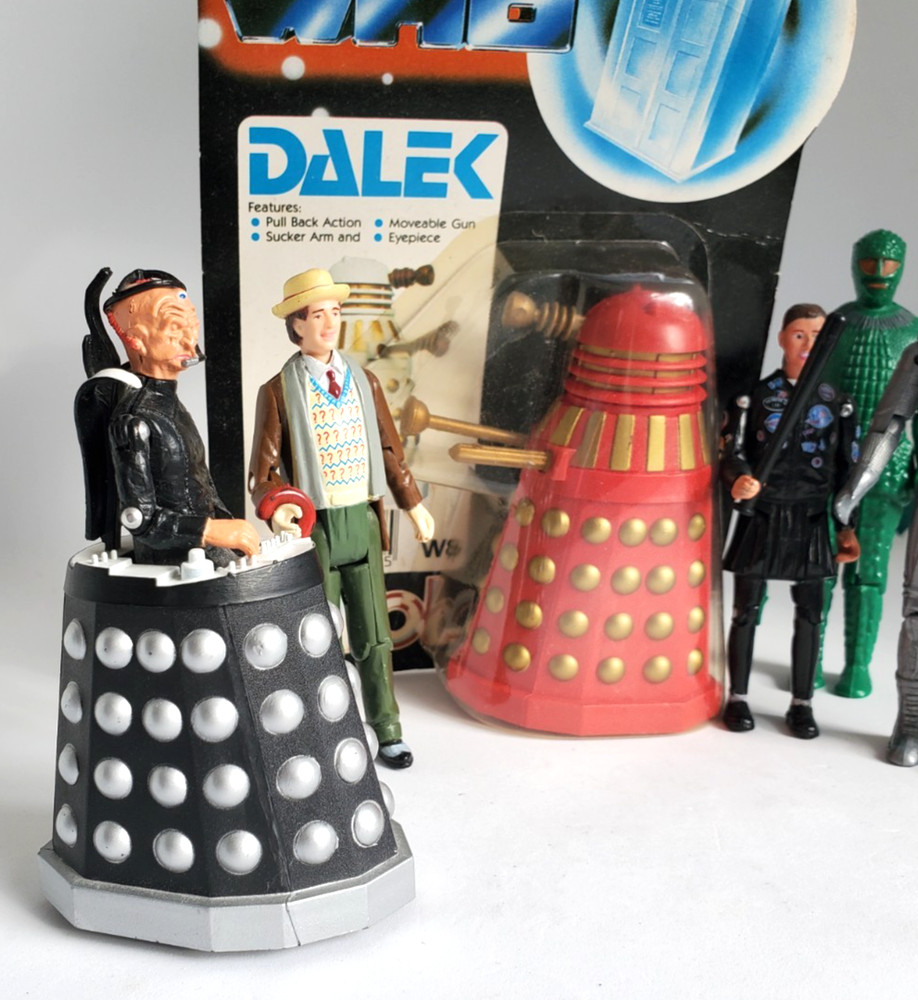 Doctor Who DAPOL Davros RED GOLD Dalek 7th Dr ACE ICE WARRIOR CYBERMAN Figures
