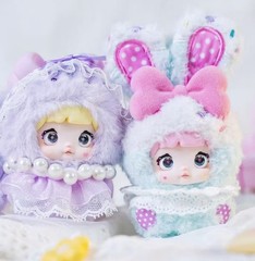 Pre-Sale Nommi Baby Sweetheart Bunny Confirmed 3.9″ Plush Pendant Action Figure