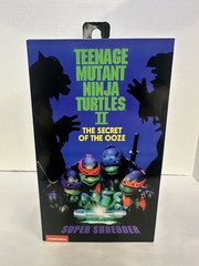 NECA Teenage Mutant Ninja Turtles 2 II Super SHREDDER Fig Secret of the Ooze