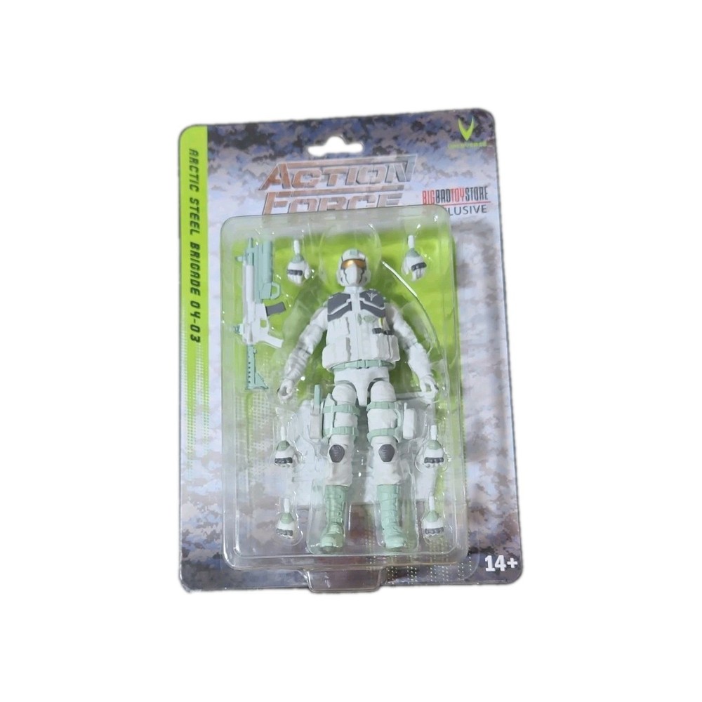 Valaverse Action Force Arctic Steel Brigade Figure BBTS Exclusive New 04-03