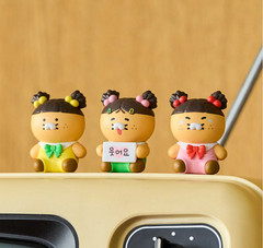 Kakao Friends Choonsik Naughty Mini Figure 3pcs Set – Retro TV Edition