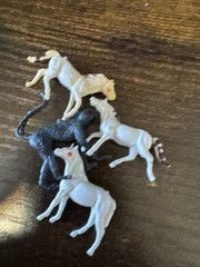 Lot of 21 Pcs miniature toy farm animals PVC VINYL Toy Figures