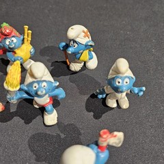 Vintage ASSORTED Lot of 11 Smurfs Peyo Schleich PVC Figures West Germany