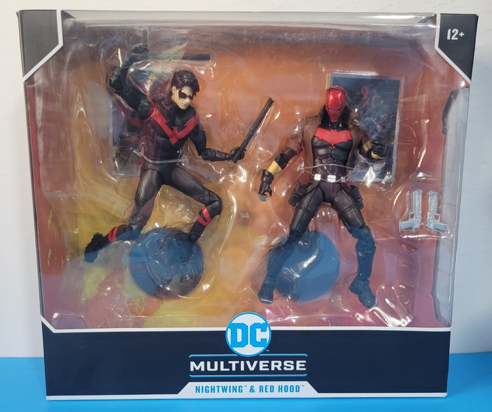 DC Multiverse Night Wing vs Red Hood Action Figure (2 Pack) NIB McFarlane Toys