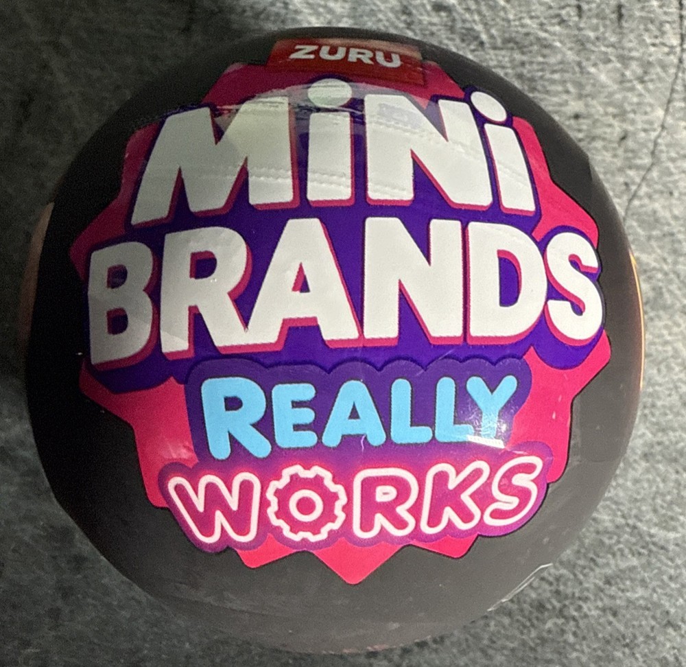Zuru Mini Brands Really Works Vinyl Capsules BRAND NEW Mystery Blind Box