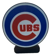 Chicago Cubs Logo Sign | 3D Printed MLB Baseball Desk & Wall Display