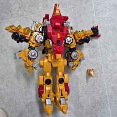 Dino Core Golden Ultimate D-Buster Tyranno Figure 7 in 1 Dinosaur Toy[USED ITEM]
