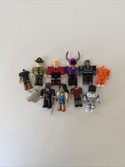 R0BL0X Toys Action Figures Lot Of 10 Figures Police Astronaut Superhero