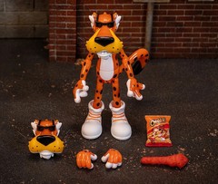 Jada Toys Cheetos Chester Cheetah Flamin’ Hot Glow In The Dark 6-in Figure NEW