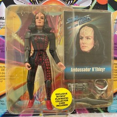 Playmates Star Trek Action Figure Lot Commander Sela Borg Vorgon K’Ehleyr & Q