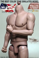 JXToys 1/6 Male Strong Durable Muscular Body S02 12″ Figure Fit Hot Toys Head