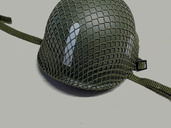 DID WWII US Metal Helmet A 1/6 Action Figure Toys