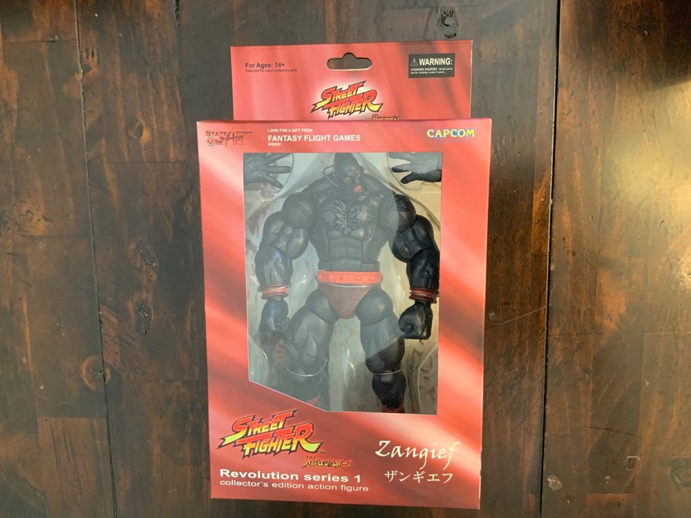 Street Fighter Revolution SOTA Zangief Metal Variant Figure Exclusive (SEALED)