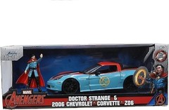 Jada Toys Marvel Doctor Strange 1:24 2006 Chevy Corvette Z06 Die-Cast Car…