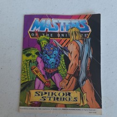 Vintage MOTU Spikor Complete 1984 Mattel He-Man Figure Mace & Mini Comic Lot