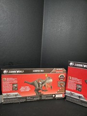 Lot Of 2 Mattel Jurassic World Ultimate Damage Indoraptor & Scorpios Rex