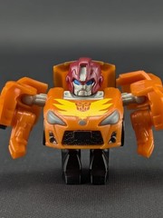 Transformers Q Hot Rod Rodimus complete Takara QT-07 QTF Choro-Q
