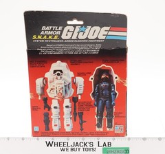 Battle Armor S.N.A.K.E. 100% Complete W/ Box GI Joe 1983 Hasbro Action Figure