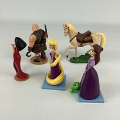 Disney Tangled Figures Toppers Rapunzel Hook Hand Pub Thug Arianna Maximus Lot