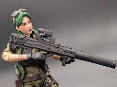 1/12 scale 3D printed SHAK-12 for classified marvel legends
