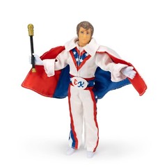 Evel Knievel Deluxe Silver High Jumper Stunt Cycle Extreme Jumps and Tricks