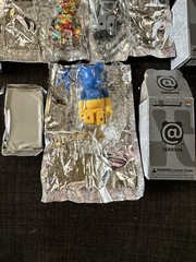 Bearbrick Series 46 Flag Ukraine Jon Burgerman Basic – 100% Be@rbrick – 3 Pack