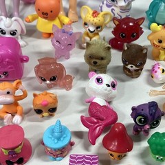 Mixed Lot Of Smalls, Shopkins, Puppy In My Pocket, Littlest Pet Shop, Tokidoki.