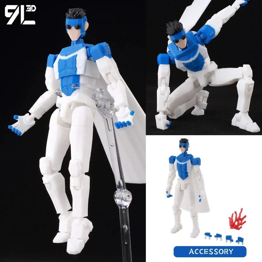 9L3D Lucky 13 Invincible Mark 1/12 Multi-Jointed Action Figure NEW