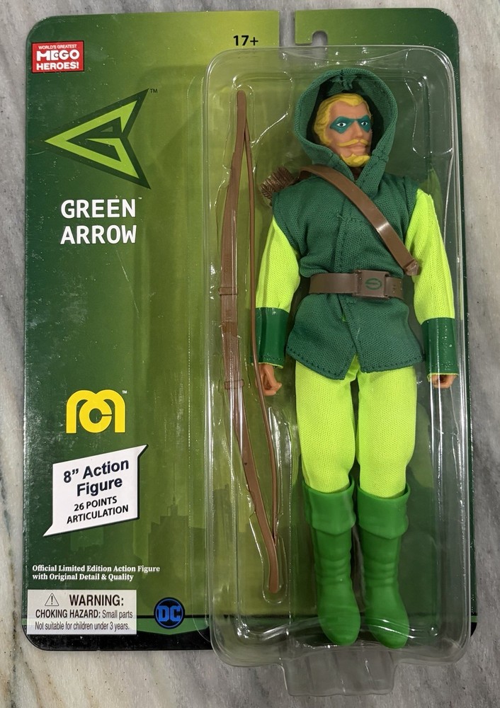 2021 Topps x Mego Figure New in Box – Green Arrow DC – FREE SHIPPING