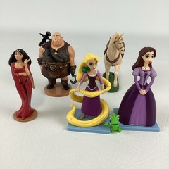 Disney Tangled Figures Toppers Rapunzel Hook Hand Pub Thug Arianna Maximus Lot