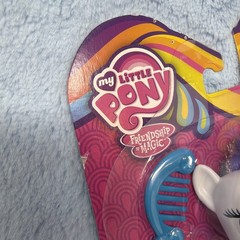 My Little Pony G4 FiM Rainbow Power Rarity Silver Tinsel NEW
