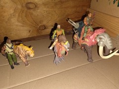 Lanard The Corps Animal Battle Lot Mammoth Tiger Bird 3 Figures Vintage