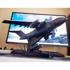 Round Culture Y-20 Dragon Soul Fighter Jet Gun Sheng Kunpeng Action Figure Gift