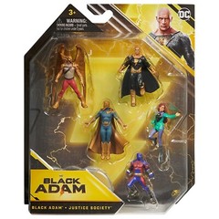 Black Adam Justice Society 2-Inch 5 Figure Set DC Comics Spin Master