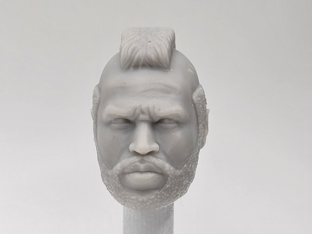 3d Printed A-TEAM B.A. BARACUS MR. T HEAD 1:12 GI Joe Classified/Marvel Legend