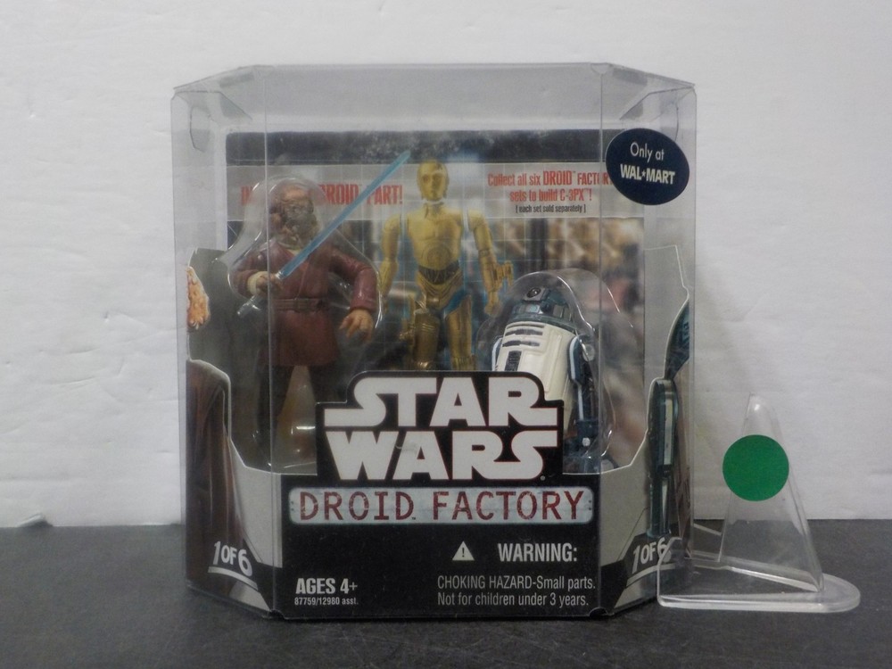 G507 Star Wars Droid Factory Plo Koon R4-F5 1 of 6 Walmart Hasbro 2008