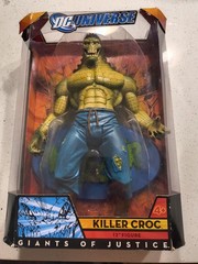 DC Universe Giants of Justice – Killer Croc 12″ Action Figure 2007 Mattel READ