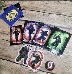 Gi Joe Blackmajor Custom Cobra Invasors X5 Master Set Commandos 3.75 Troopers