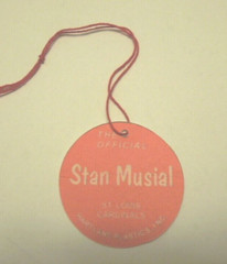 1950’s 60’s vintage STAN MUSIAL Hartland Baseball figure, bat+custom Hang Tag